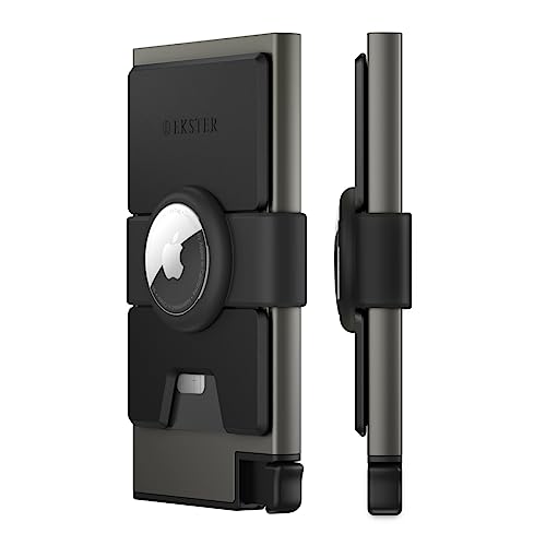Ekster Aluminum AirTag Wallet | Smart Wallets for Men | Apple Air Tag Wallet with RFID Blocking | Slim & Minimal Money Holder with Push Button for Quick Card Access
