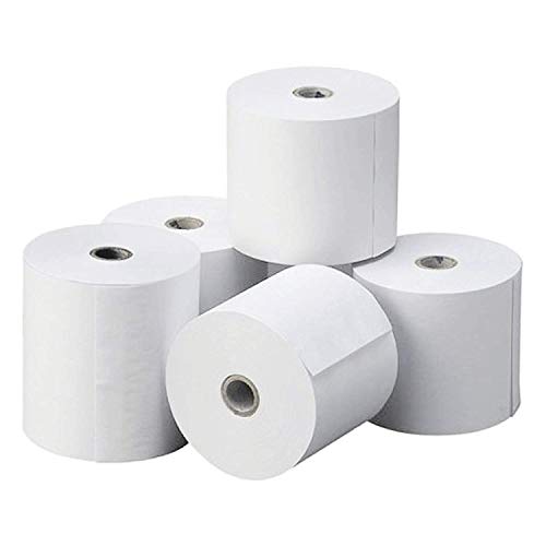 Rollos Papel Térmico 80x80MM ，Papel Térmico para Impresora ，Pack de 8 Rollos.