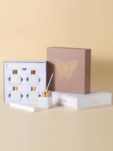 Set de 4 Difusores de Caña 50 ml Vintage Square miniatura 4