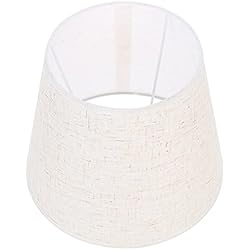 Lamparas Antiguas Repuestos Angoily Pantalla De Lámpara Cubierta De Lámpara Para Bombilla Protector Para Lámpara Bombilla Decorativa Cubierta De Lámpara De Repuesto Barril Lámpara Bombillas Paño Antiguo Blanco Cubrir