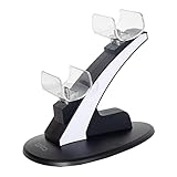 kesoto Estação de Carregamento Rápido Carregador Dock Dual para PS5 - Preto