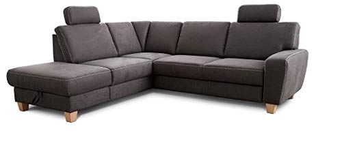 Cavadore Ecksofa Wisconsin mit Federkern / Sofagarnitur in...