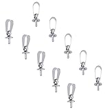 Joyas de acero inoxidable: estos colgantes de clavijas están hechos de acero inoxidable, diferente de otros materiales, no es fácil de oxidar, no te preocupes por el uso diario. Sin plomo y cadmio, es muy cómodo de llevar.