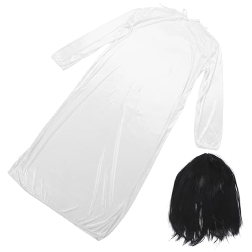 Robe de mariée fantôme blanche légère et respirante avec postiche iplusmile
