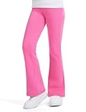 KEREDA Schlaghose Mädchen Thermo Leggings Kinder Gefüttert Flared Thermohose Lange Warmes Hosen Winter Thermoleggings Mit Fleece