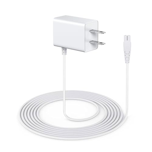 10V HV-270 Magic Wand Charger Compatible with Hitachi Magic Wand HV 270 Rechargeable Neck Massager White Power Adapter with 5ft Long Cable