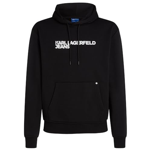 Karl Lagerfeld Jeans Hoodie Sweat Confortable pour Homme Actif