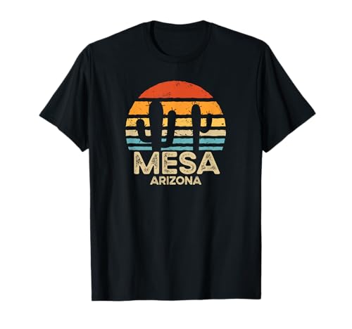 Mesa Arizona Retro Atardecer Camiseta