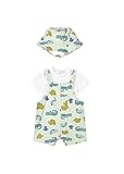 Mayoral Peto bebe niño Verano - Conjunto bebe niño- Con Gorra - Para Bebe Niño de 1 mes a 18 meses (Manzana, 3 meses)