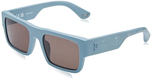 Police Unisex SPLL12 Sunglasses, Full Azure, 54