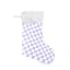 Purple and White Checkered