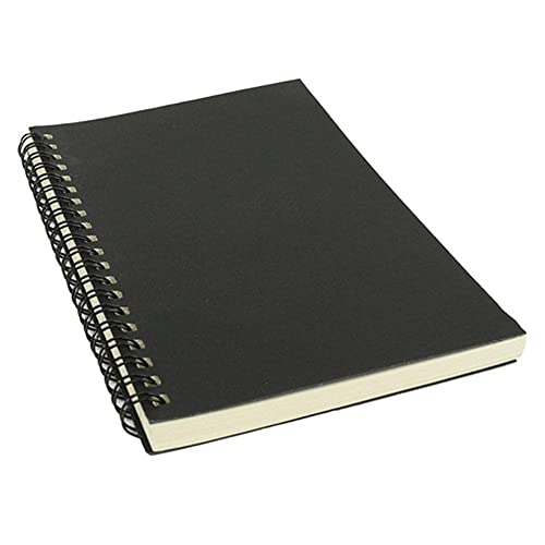 Cuaderno Libreta Escuela Retro Notebook Kraft Spiral Encuadernación en blanco Graffiti Sketchbook Cuaderno Regalo de la graduación Uso for oficina, hogar, escuela o negocio Cuaderno Empresarial(5 piec