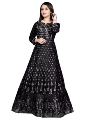 RF Clothes Women Printed Gown Only with Floral Design-picture-24