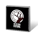 ピンバッジ バックトゥザフューチャー ブローチ 徽章 ボタンブローチ 缶バッジ 合金製 襟章 アクセサリー 正方形 お洒落 軽量 人気