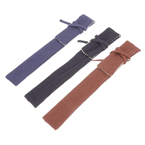 Doitool 3Pcs Incense Tube Bag Linen Organizer Incense Pouch Bags Line Incense Canister Storage Tube Incense Holders Bag Incense Canisters Bag Home Incense Tubes Pouch Chinese Style China #TOP6