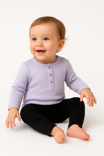 Image of TuddyBuddy 100% Cotton Full Sleeves Half Sleeves Baby Girl's Top Cum T-Shirt for Summer