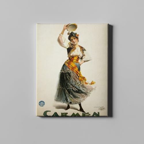 Poster Georges Bizet Rosabel Morrison Carmen grand format impression galerie sur toile de haute qualité