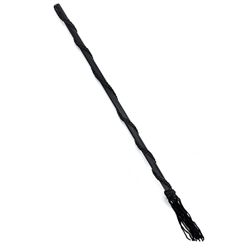 Holding Stick for Masquerade Masks Handheld Stick Venetian Mardi Gras Mask Masquerade Ball Party Mask Stick (Lace Black Tassel - 13 inch)