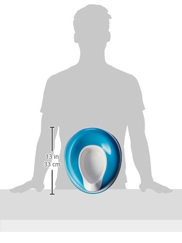 Prince Lionheart Weepod® Allenamento Vasino| Anti-Microbico | Paraspruzzi | Maniglie di supporto | Facilmente Riponibile | Facile da Pulire| Forte e Stabile - Blu