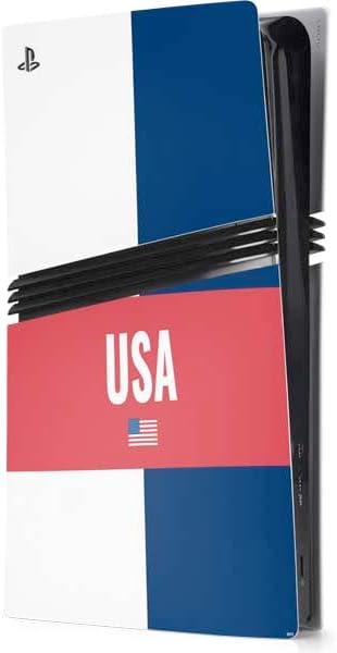 Skinit Decal Gaming Skin Compatible with PS5 Pro Console - USA Flag Stars Design