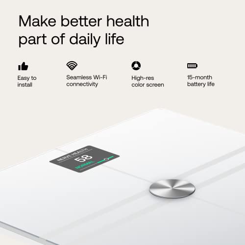 WITHINGS Body Comp WLAN Smart Scales with Full Body Analysis Including Fat Content, Muscle Mass, Bone Density, Visceral Fat, Digital Personal Scales/Body Fat Scales with Bluetooth by Withings - Image 5