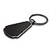 iPick Image for Ford Focus ST Real Black Carbon Fiber Gunmetal Black Metal Teardrop Key Chain