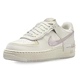 NIKE Air Force 1 Shadow Women's Shoes, Sail Coconut Milk Platinum Violet, 9.5