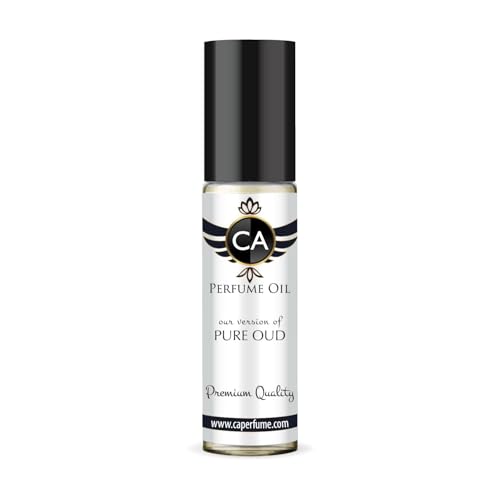 CA Perfume Impression of Pure Oud Unisex Fragrance Oil Amber Woody Scent Long Lasting Perfumes for Women &amp; Men Travel Size TSA Ready Mini Parfum Body Oil Roll-on 0.33 Fl Oz 10ml