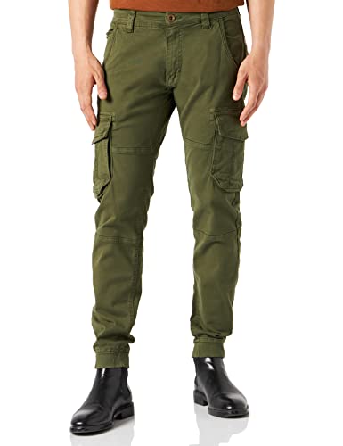 Alpha Industries Men's Army Cargo Pants, Dark Olive, 30