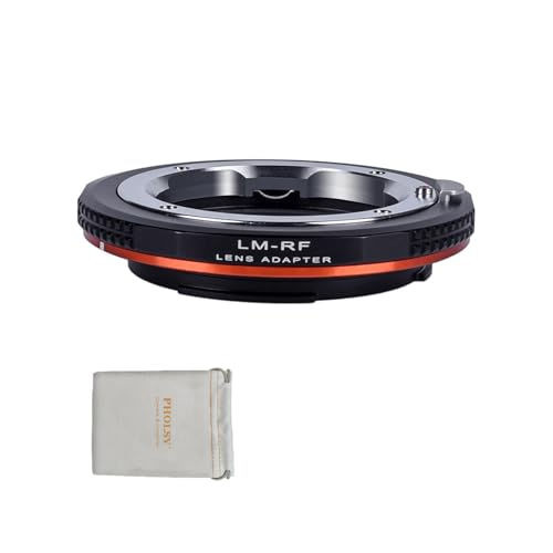 PHOLSY Lens Mount Adapter Manual Focus: Compatible with Leica M Lens to Canon RF (EOS R-Type) Camera Body
