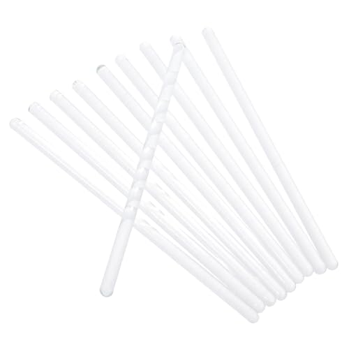 Cabilock 10pcs Lab Stirring Rods Glass Stir Sticks for Laboratory Supplies 150x6mm Safe Design Easy Cleaning Versatile for Science Kitchen