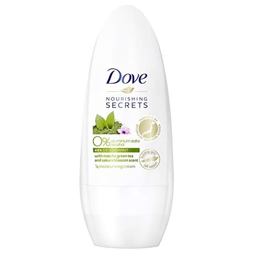 Dove Deoroller 6-pack Matcha grönt te och körsbärsblomma doft utan aluminium roll-on (6 x 50 ml)