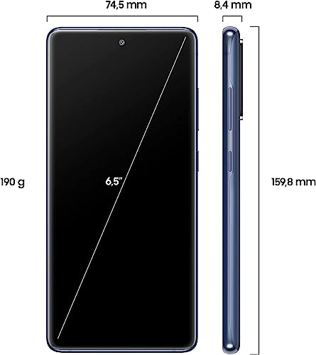 Samsung Galaxy S20 FE Smartphone 5G, 6.5 Zoll Super AMOLED Display, 4.500 mAh Akku, 32MP Selfie Kamera, Fan Edition - Deutsche Version (128GB mit 5G, Cloud Navy), SM-G78 (Generalüberholt) – Bild 3