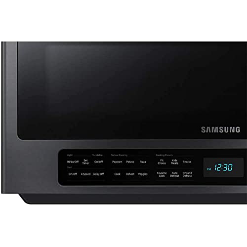Samsung 2.1 Cu. Ft. Black Stainless Steel Over The Range Microwave #TOP3