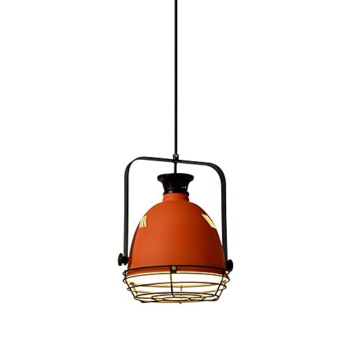 Lámpara de techo azul y negro ideal para mesa de comedor retro