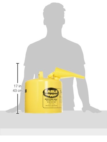Eagle UI-50-FSY Type I Safety Can, 5 Gal thumb #1