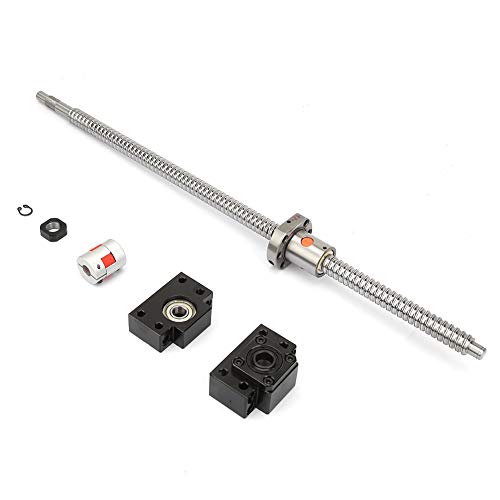 ViaGasaFamido Vis à Billes SFU1605, Acier Inoxydable, Haute efficacité et Positionnement Précis, Idéale pour les Projets de Bricolage et de Robotique, Longueur 500 Mm