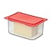 Signoraware Wide Butter Dish with Lid for Countertop, Fridge – Food Grade and Durable Plastic Butter Holder for Kitchen, Camping – Airtight and Compatible with All Sizes