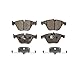 Detroit Axle - Front Brake Pads for BMW 328i 335d 335i 525i 528i 530i 530xi 550i 645Ci 650i 745i 745Li 750i 760i M3 X1 Z4 Ceramic Brake Pads w/Hardware Replacement