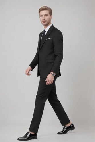 Men's Suits for Men Slim Fit Formal Mens Suits 3 Piece 2 Button Blazer Jacket Vest Pants Set Wedding Business Mens Suit4