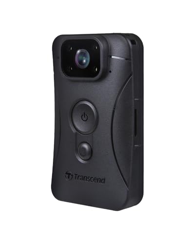 Image of Transcend 64GB, DrivePro Body 10, Body Camera, Night Vision, Infrared LED, Water Resistant, 7-Hour Battery Life, with Audio and Video Recording, Ideal for Personal Civilians & Security