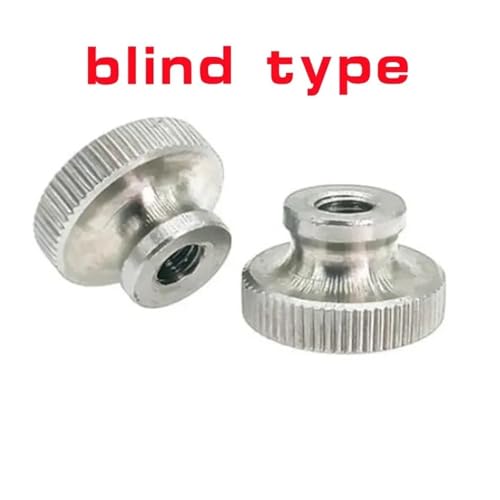 Écrou moleté M10 pour serrage manuel rapide et sans outils en inox - 5