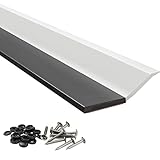 FOSLUOC Garage Door Seal Top and Sides Seal Strip 34.4FT Rubber Weather Stripping Replacement Soft a