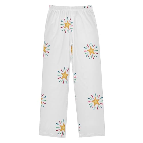 Golden Star Boys Pants Boys Athletic Pants Long Pant for Boywith Pockets Wide-Leg Size 6-14Y