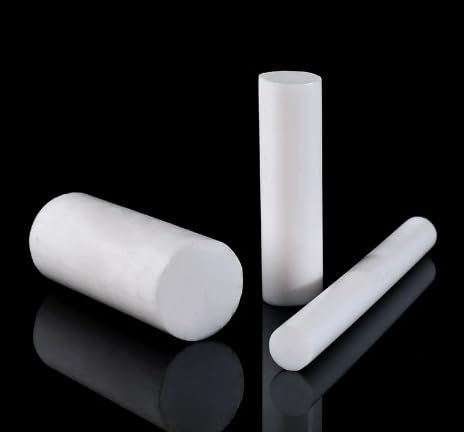 Varilla de PTFE de 75mm de diámetro barra redonda sólida PEFT de 30cm de largo