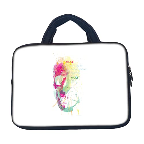 Image of TheSkinMantra Chain Laptop Sleeve Bag Compatible with Laptop /Macbooks /Chrombook /Notebook /Zbook (15.6 Inch (Handle), Malice)