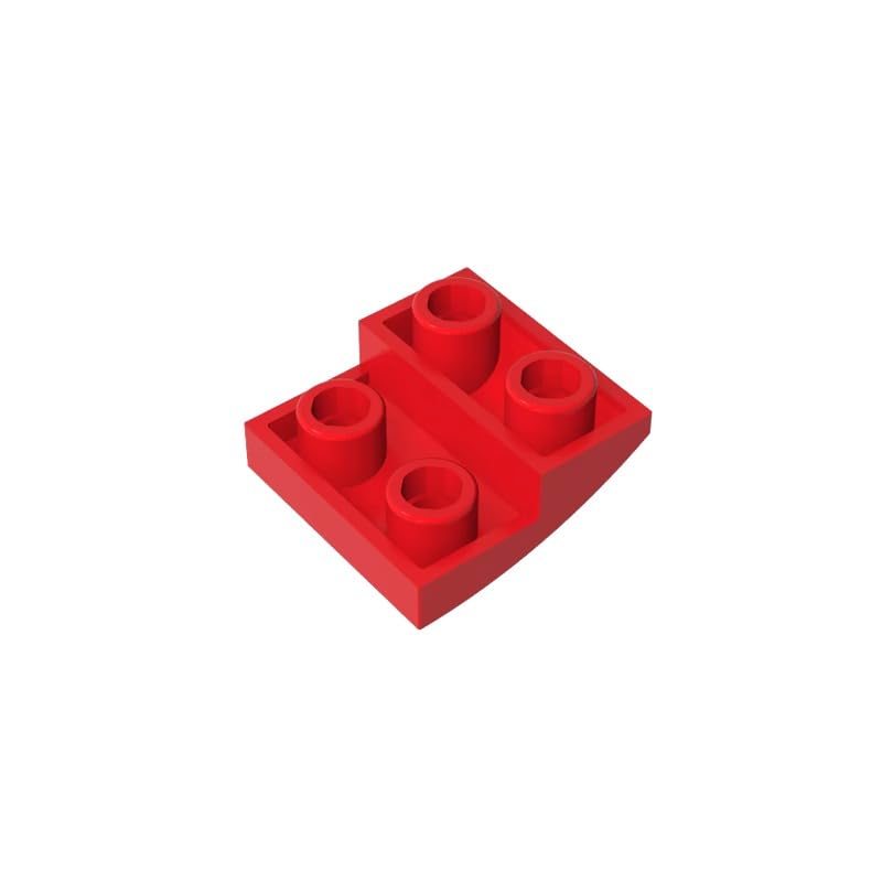 XYEIUGO 32803 Arched Brick Slope Curved 2x2 Inverted, Red, 50 PCS — image 1