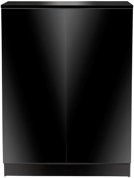 Aquatop Forza Premier 2-Door Cabinet for Standard 15 Gallon and 20 Gallon High Tanks, Black
