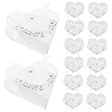 Boîtes à bonbons pour de mariage : la boîte à bonbons est fabriquée dans un matériau robuste, le creux donne aux invités un merci d'avoir assisté à votre fête, des boîtes à bonbons.