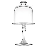 Mini pattisserie con campana de cristal, altura 198 mm.
